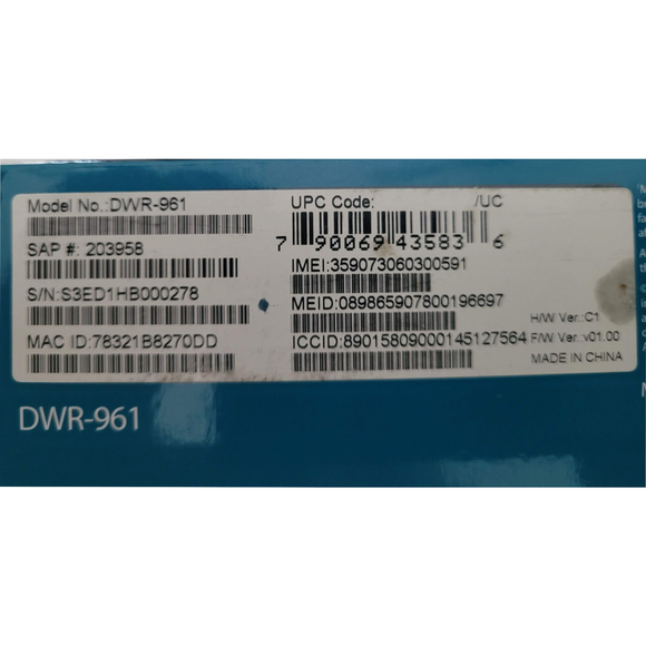 US Cellular DWR-961 D-Link 4G LTE Dual Band Wireless AC1200 High Speed Router - Picture 8 of 9
